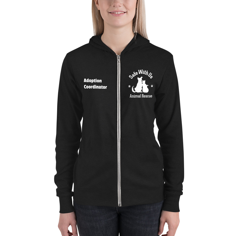 Adoption Coordinator Unisex zip hoodie