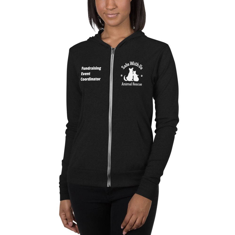 Fundraising/Event Coordinator zip hoodie
