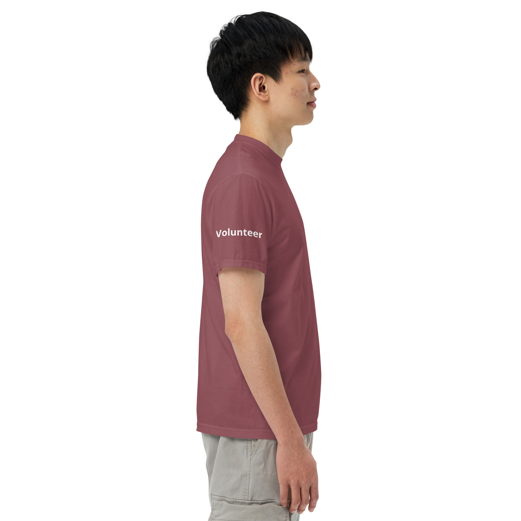 Volunteer: Men’s garment-dyed heavyweight t-shirt